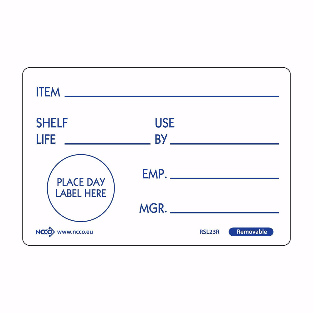 Prepped 50 x 65mm Food Label (E148)